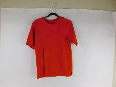 Genuine NordicTrack 100% Cotton Bright Orange/Red T-Shirt Men's size Small MC - Image 1 of 3