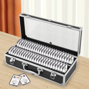 Storage & Display Box Case Holds 50 PCGS NGC ANACS Certified Coin Holders Slabs - Picture 1 of 12