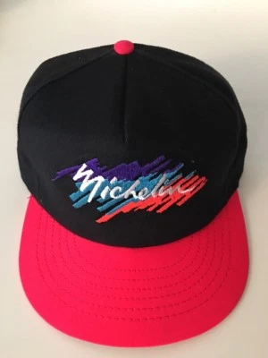 NUEVO Michelin Hombre Neumáticos Rojo Negro Snapback Gorra Gorra de Béisbol Golf Carreras Foto 1 de 3