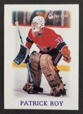 Patrick Roy 1988 O Pee Chee MINI Hockey Card #33 (NM)