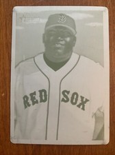 David ORTIZ 2005 Bowman Heritage Magenta Printing Plate #62 1/1 Red Sox HOFer