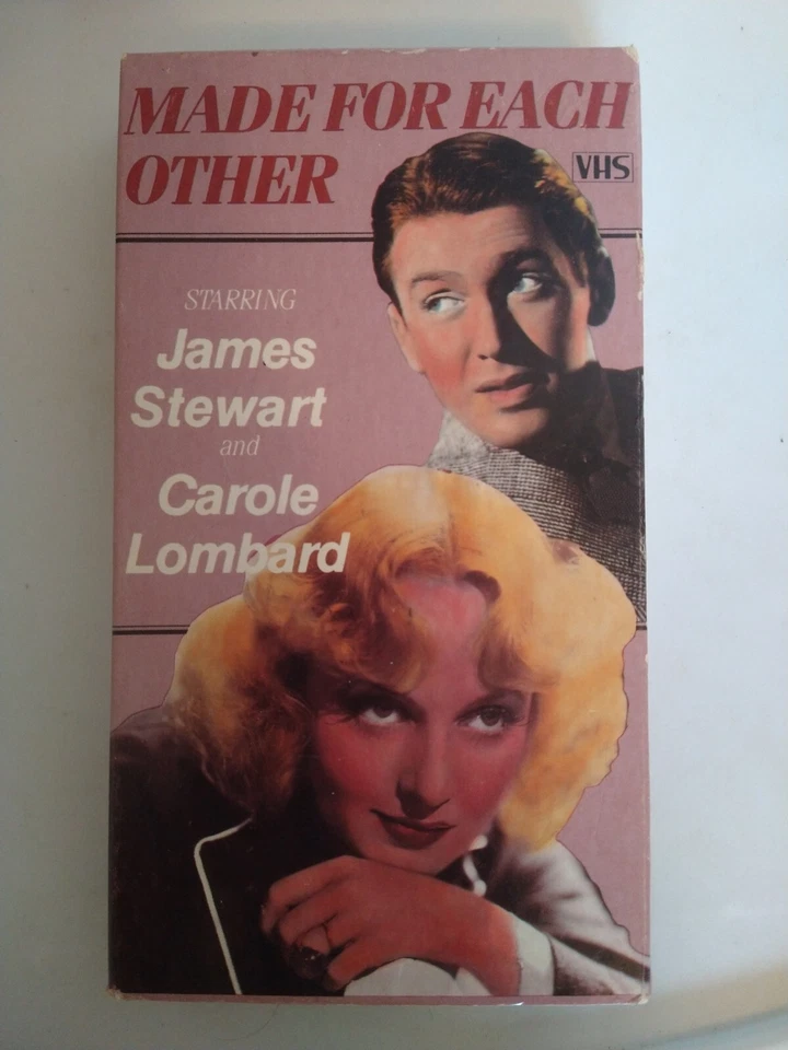 Made For Each Other [1939] VHS James Stewart & Carole Lombard  Foto 1 de 1