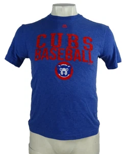 Chicago Cubs MLB Cooperstown by Majestic Men's T-Shirt - Picture 1 of 7