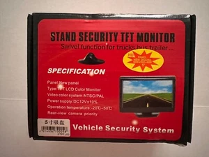 VEHICLE REAR VIEW SYSTEM,WIRELESS, HD 5''DIGITAL PANEL,TFT LCD COLOR MONITOR,NEW - Picture 1 of 24