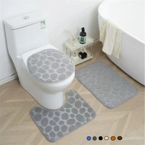 Badematte Badteppich Duschvorleger Teppich Badeteppich Badvorleger Badezimmer WC - Bild 1 von 22