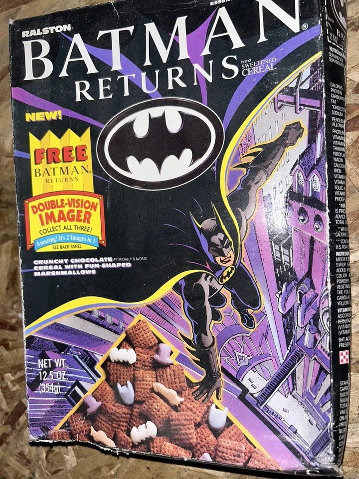 Cereal Batman ~ vintage 1992 Foto 1 de 3