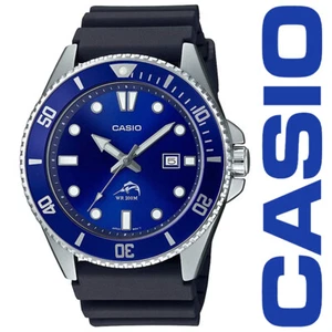 Casio Blue Men's Diver Inspired Resin Strap Water Resistant Watch MDV106B-2AV - Picture 1 of 1