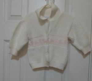 Little Wonders Special Edition 6-9 Months white w/Pink vintage - Picture 1 of 4