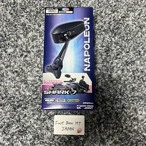 TANAX NA-014 Shark Mirror7 Anti-glare Mirror 10mm Positive/Left and Right Set - Picture 1 of 10