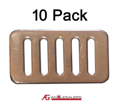 12MM POLY TAPE JOINER 10 PACK - BUCKLE CONNECTOR FOR ELECTRIC FENCE ENERGISER