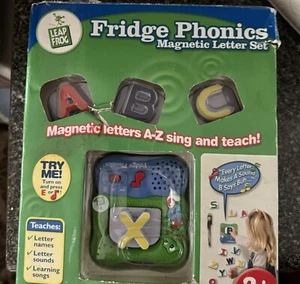 LeapFrog Fridge Phonics Magnetic Letter Set Easy-Grip Complete in Box NOS - Picture 1 of 3