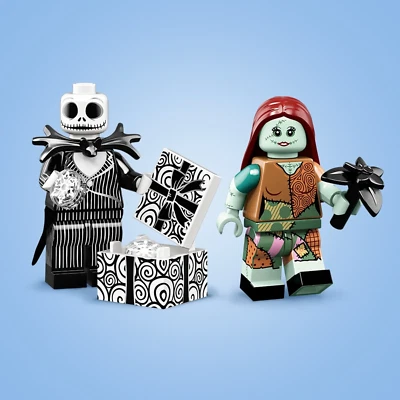 LEGO Jack Skellington and Sally Minifigures Disney Nightmare Before Christmas - Image 1 of 3