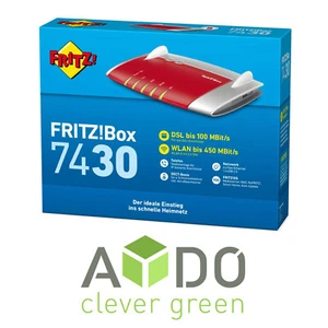 AVM FRITZBox 7430 VDSL DSL VOIP Modem Gigabit MESH WLAN Router NEU - Bild 1 von 3