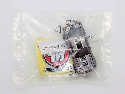 Micro Machines Deluxe Ford '05 Mustang Silver w/Black and White Stripes Hasbro - Image 1 of 4