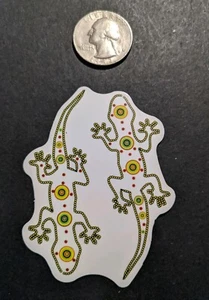 * Aboriginal Gecko Sticker Aboriginal Art Sticker Renewal Sticker fresh start * - Picture 1 of 1
