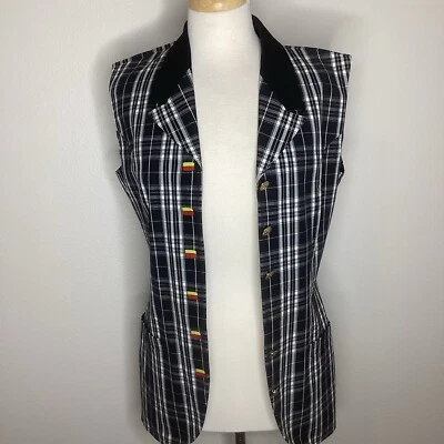 Chaleco chaleco a cuadros Versus by Gianni Versace talla 42 (S/M) Foto 1 de 4