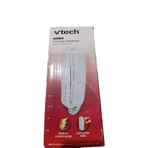 VTech CD1103 Trimstyle Corded Phone - White Landline - Pre-owned- Opened Box - Picture 1 of 2