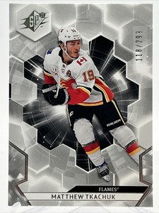 2020-21 SPx /299 Matthew Tkachuk #51. Calgary Flames