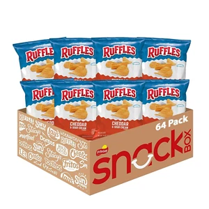 Cheddar & Sour Cream Flavored Potato Chips, 1.5 Ounce (Pack of 64) - Picture 1 of 5