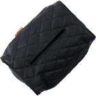 1 Pcs Black Tissue Box Leather Tissue Holder New Car Tissue Holder  Bedroom
