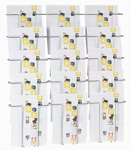 Twinco A4 Wall Mounted Literature Holder - 15 Compartments - Picture 1 of 6