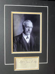 ARTHUR JAMES BALFOUR - EHEMALIGER BRITISCHER PREMIERMINISTER - SIGNED PHOTO DISPLAY - Bild 1 von 1