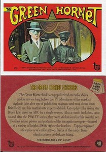 2013 Topps 75th Anniversary #40 The Green Hornet Van Williams Bruce Lee