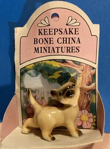Vintage 1981 Our Own Import Keepsake Miniature Bone China Cat - Picture 1 of 3