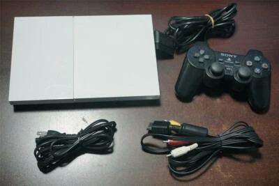 Console Playstation 2 Slim branco SCPH-90000 Japão sistema PS2 vendedor dos EUA - Imagem 1 de 4
