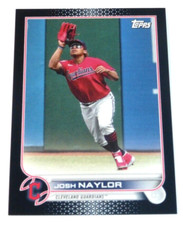 2022 Topps Mini Black Josh Naylor #77