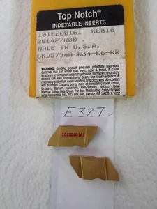 5 nuevos insertos de carburo de primera categoría kennametal ng-4213l.  GRADO KC810. {E327} - Imagen 1 de 2