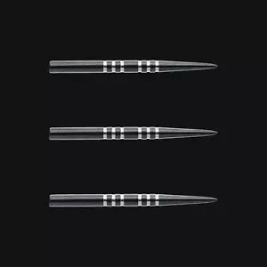 Winmau nero scanalato 32mm ricambio punta acciaio punte freccette - Foto 1 di 1