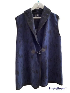 DAMEN WESTE MANTEL GRÖSSE 8/10 IZABEL BLAU COATIGAN KNEBELVERSCHLUSS UVP £30 - Bild 1 von 5