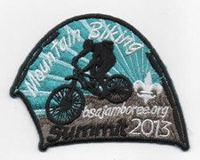 2013 National Jamboree Promo Tent Patch Series, Mountain Biking, Mint!