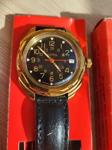 Watch Vostok Komandirskie Classic Mechanical Army Men's Watch CAL.2414A - Picture 1 of 13