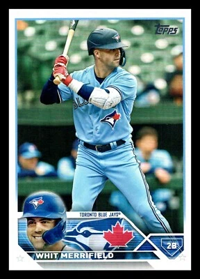 2023 Topps Whit Merrifield #381 Rainbow Foil Toronto Blue Jays - Image 1 of 2