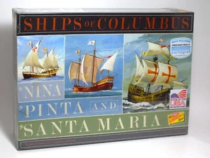 Lindberg HL223 1/144 Scale Ships of Columbus Nina Pinta Santa Maria Model Kits - Picture 1 of 1
