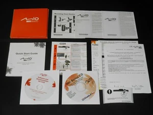 Mio C320 Digi Walker MAP Software Nav GPS Papers Documents Box CD Manual ONLY - Picture 1 of 3