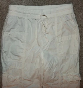 Aerie Cargo Ivory Baggy Hip Hop Dance Parachute Pants XS - Picture 1 of 4