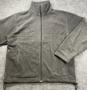 Columbia Sportswear Jacket Mens Medium Gray Full Zip Fleece Pockets Outdoor - Picture 1 of 7