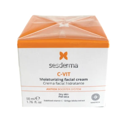 Crema Facial Hidratante SESDERMA C-VIT 50ML NanoTech Exp.02/2027 SELLADA Foto 1 de 4