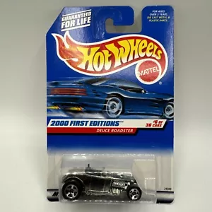 2000 Hot Wheels Deuce Roadster Chrome First Edition New Sealed - Picture 1 of 3