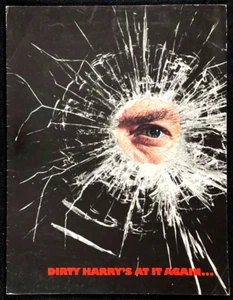 SUDDEN IMPACT Oversized Movie Promo Brochure Clint Eastwood as Dirty Harry Crime - Picture 1 of 3