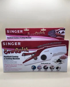 SINGER SEW QUICK HANDHELD SEWING & CRAFTING MACHINE COMPACT Cordless Battery - Picture 1 of 4