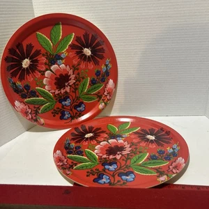 Skansen Tray Made In Sweden Out Of Birch Wood Set Of 2 - Picture 1 of 10