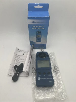 Ambient Weather WM-2 Handheld Meter Wind Speed Temperature - Image 1 of 4