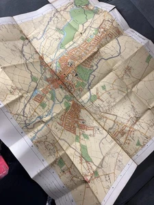 Ordnance Survey Town Map Oxford Fold-Out Map Ordnance Survey Office Cartography - Imagen 1 de 6
