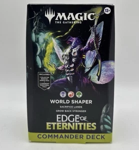 Magic: The Gathering Edge of Eternities World Shaper Commander Deck Unopened  - Picture 1 of 5