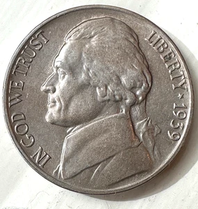 1939-D JEFFERSON NICKEL UNC GEM FULL STEPS KEY DATE HARD TO FIND TAKE A LQQK - Picture 1 of 3