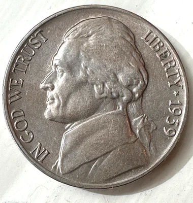 1939-D JEFFERSON NICKEL UNC GEM FULL STEPS KEY DATE HARD TO FIND TAKE A LQQK - Image 1 of 3